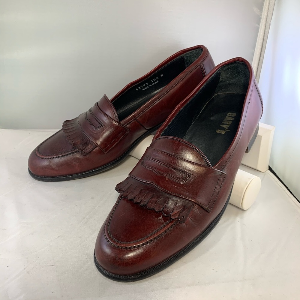 Gary’s Men’s Leather Kilte Loafers Burgundy